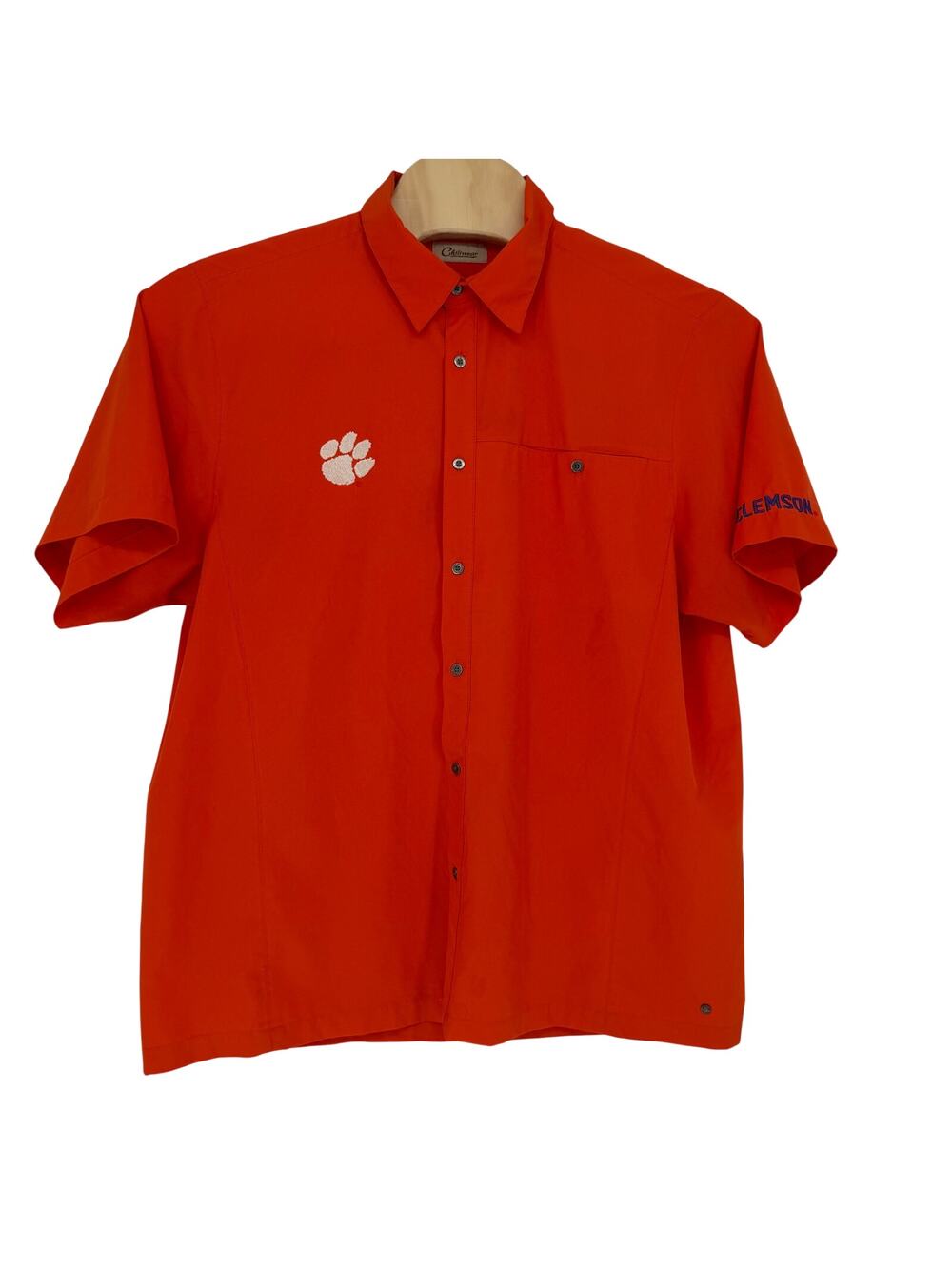 Chiliwear Clemson‎ Tigers Vented Performance Button-Up Shirt Size XXL Men's
